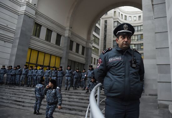 Акция протеста в Ереване