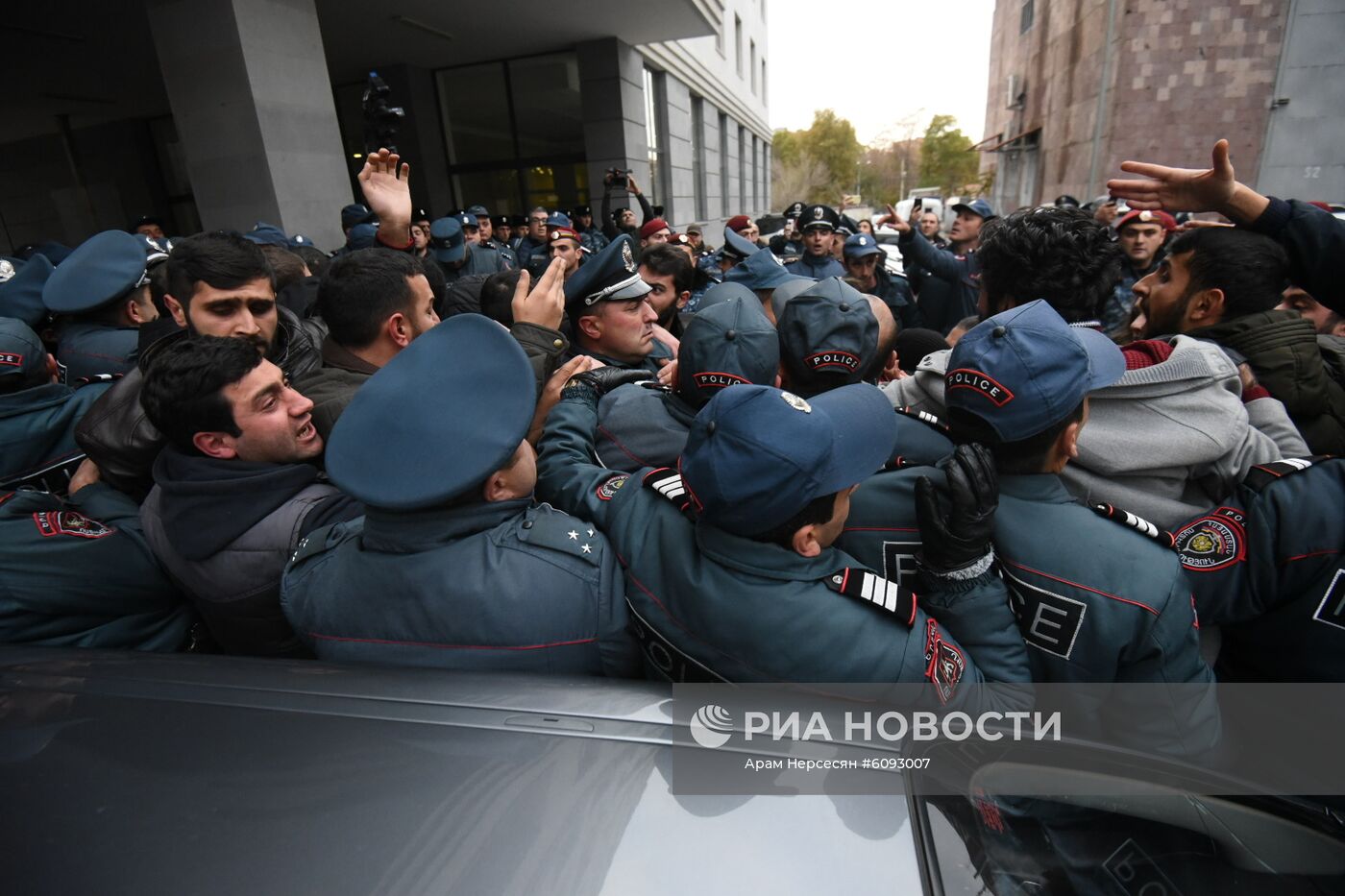 Акция протеста в Ереване