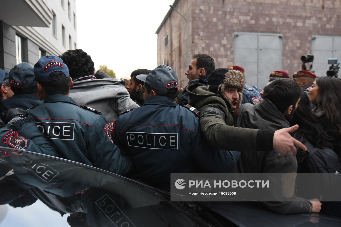 Акция протеста в Ереване