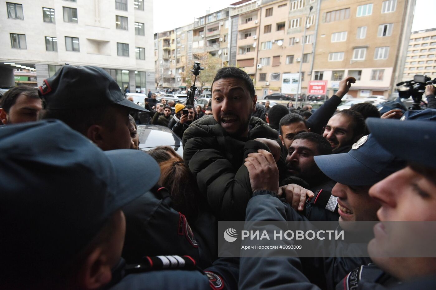 Акция протеста в Ереване