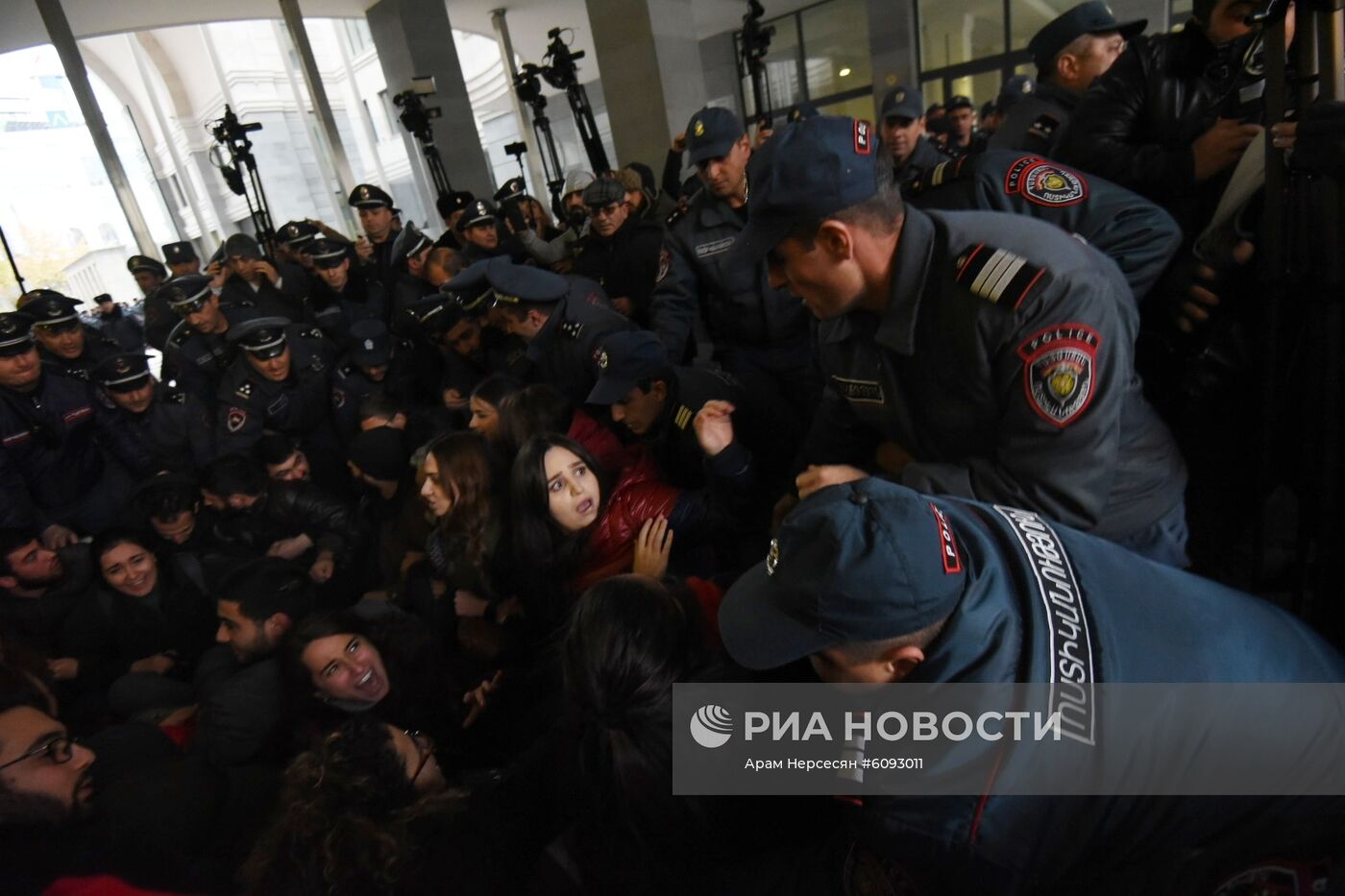 Акция протеста в Ереване