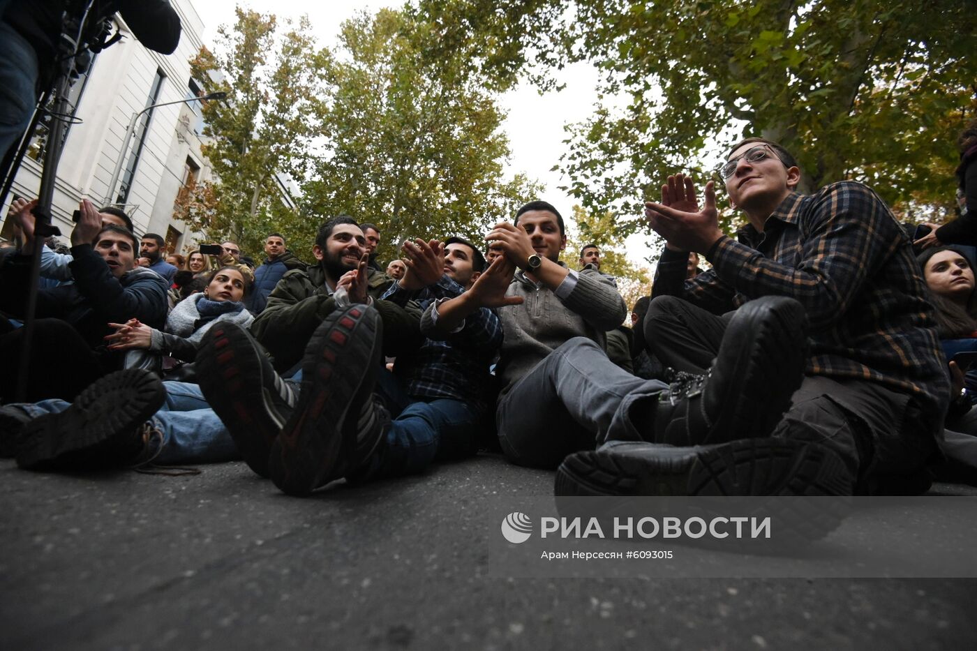 Акция протеста в Ереване