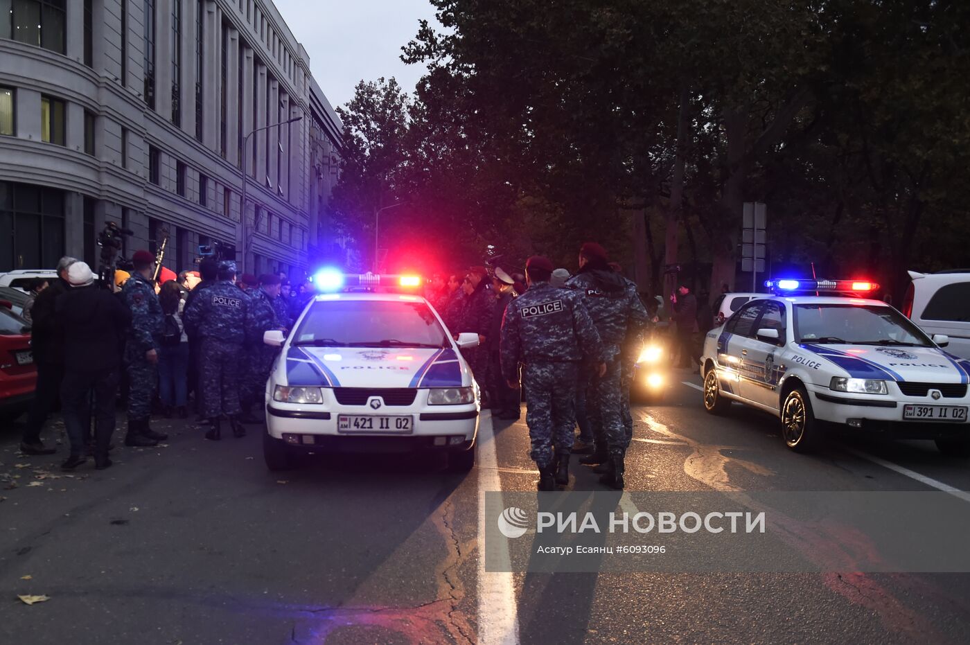 Акция протеста в Ереване