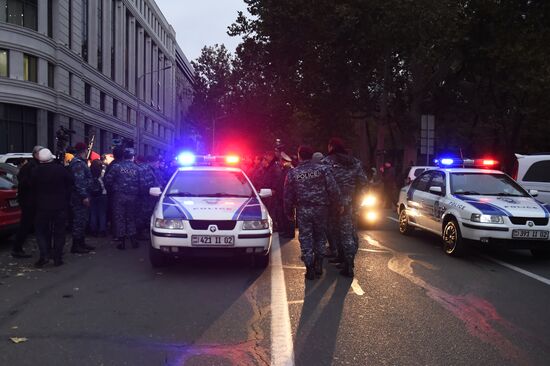 Акция протеста в Ереване