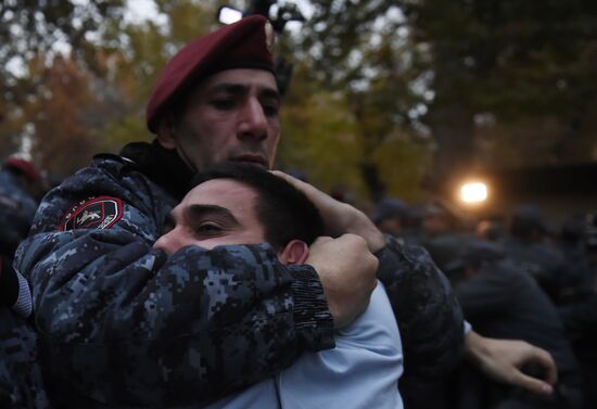 Акция протеста в Ереване