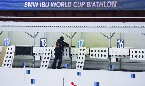 Биатлон. I этап Кубка мира. Тренировки