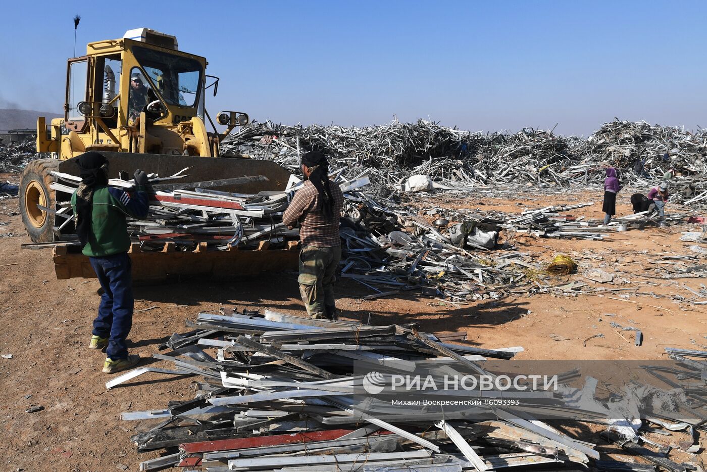 Производство алюминия на частном заводе вблизи Дамаска