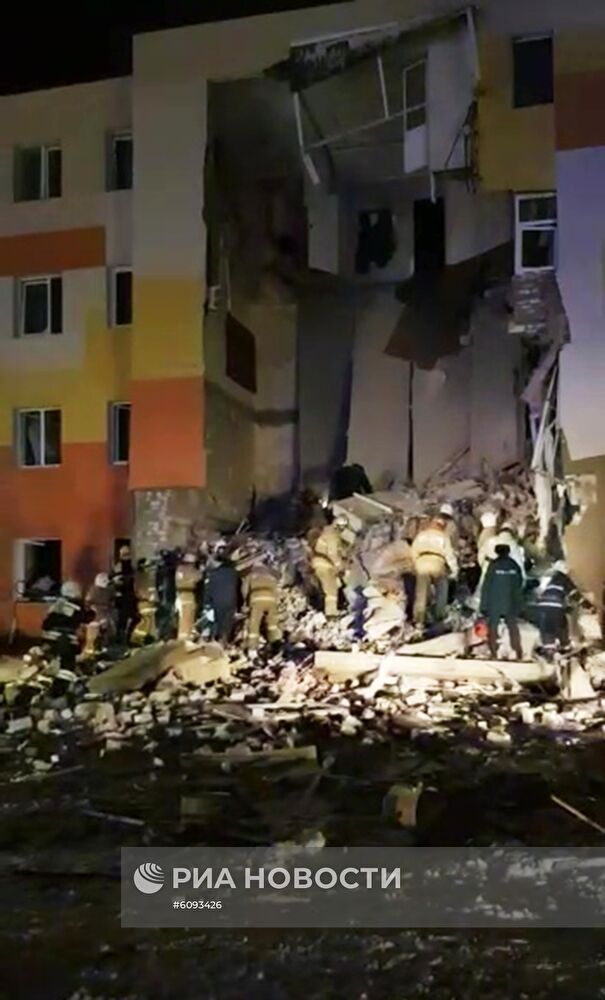 Взрыв газа в жилом доме в Белгородской области