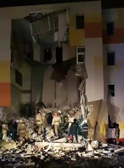 Взрыв газа в жилом доме в Белгородской области 