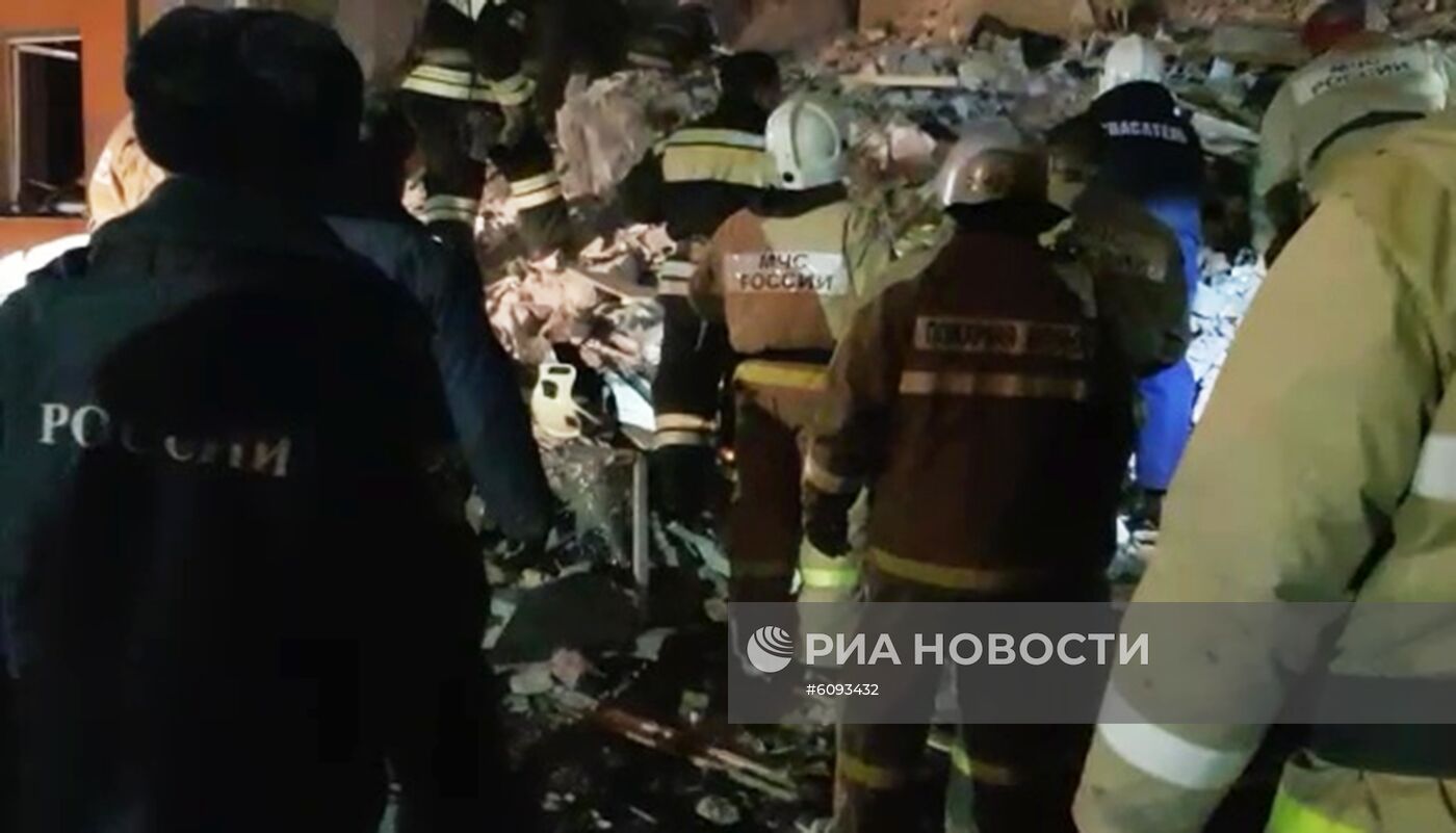 Взрыв газа в жилом доме в Белгородской области