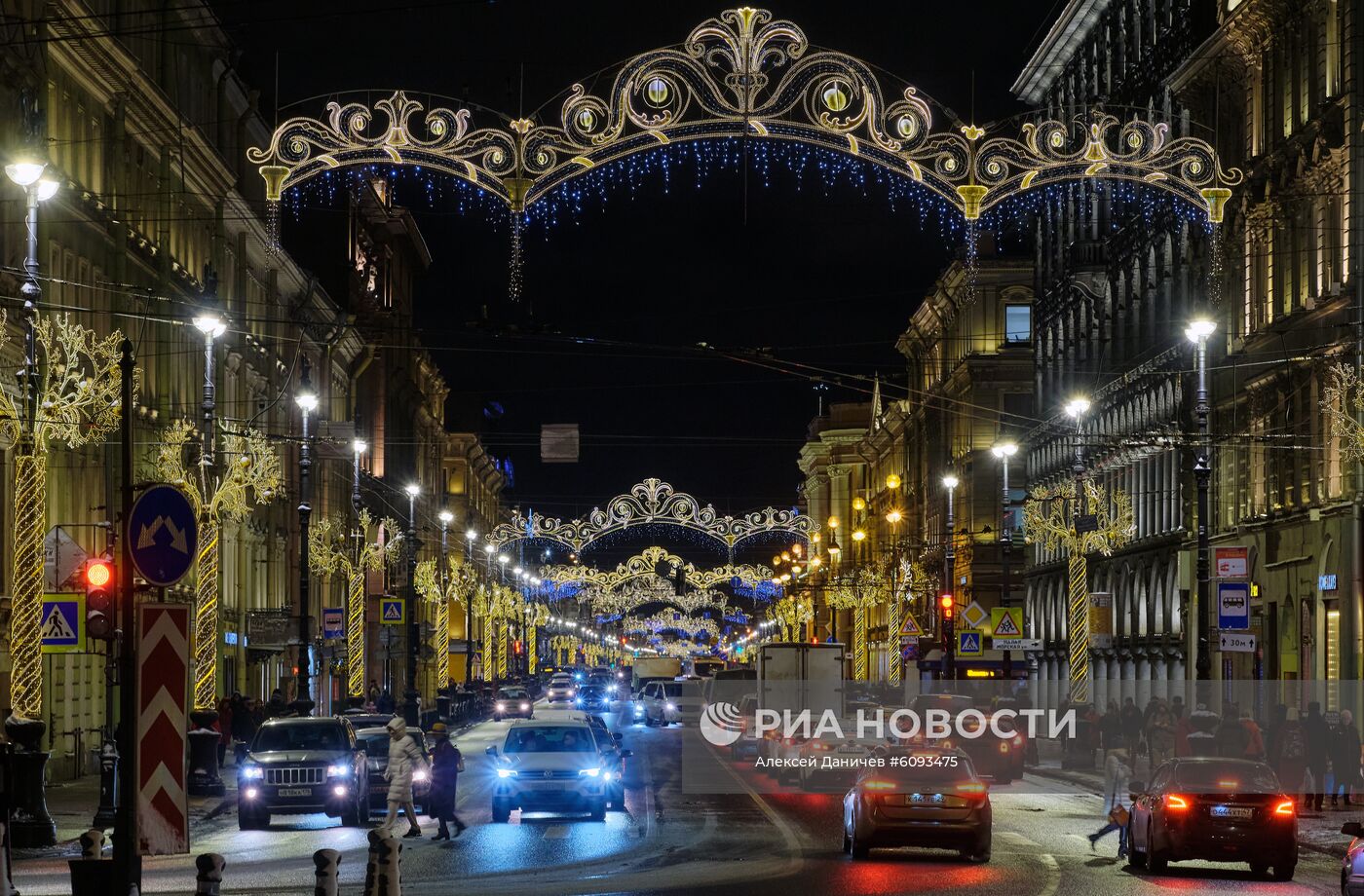 Предновогодний Санкт-Петербург