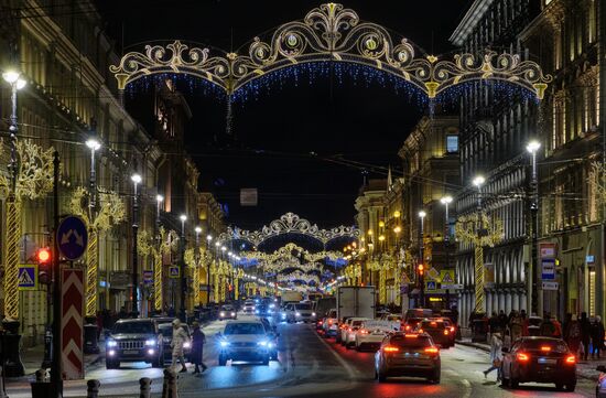 Предновогодний Санкт-Петербург