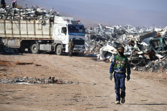 Производство алюминия на частном заводе вблизи Дамаска