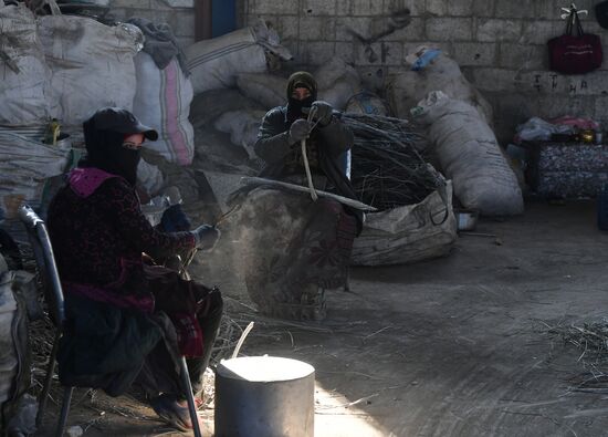 Производство алюминия на частном заводе вблизи Дамаска