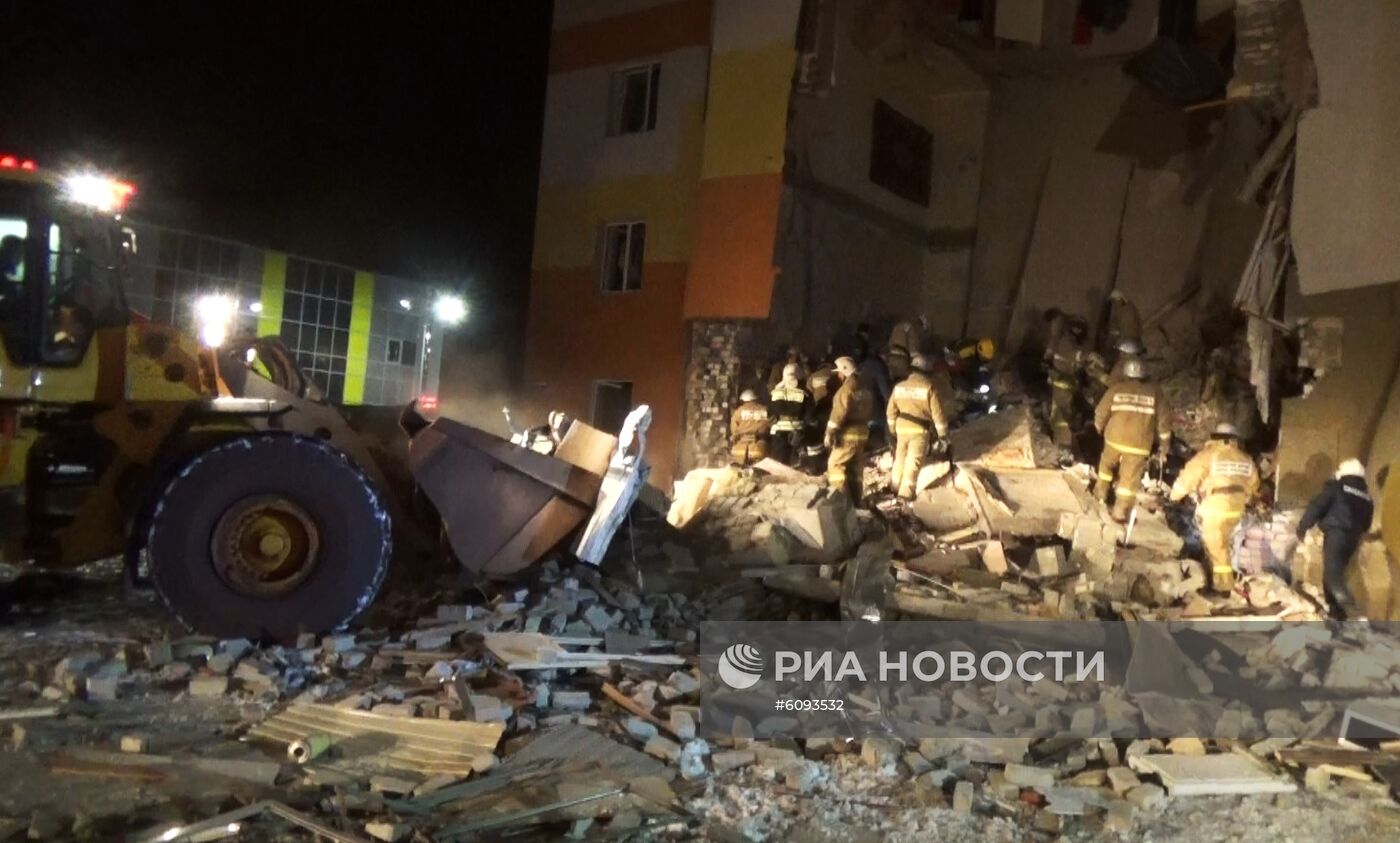 Взрыв газа в жилом доме в Белгородской области