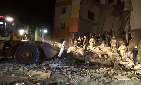 Взрыв газа в жилом доме в Белгородской области 