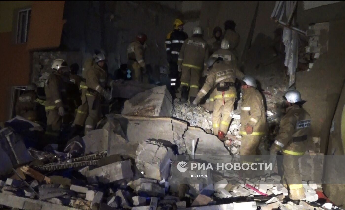 Взрыв газа в жилом доме в Белгородской области 