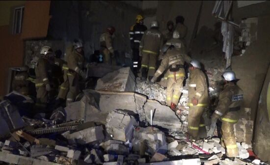 Взрыв газа в жилом доме в Белгородской области 