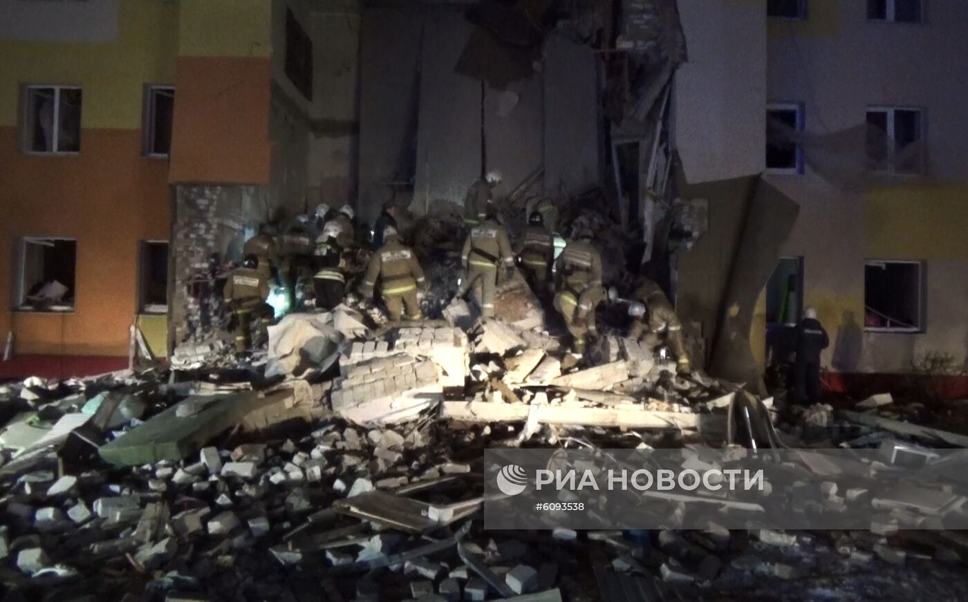 Взрыв газа в жилом доме в Белгородской области