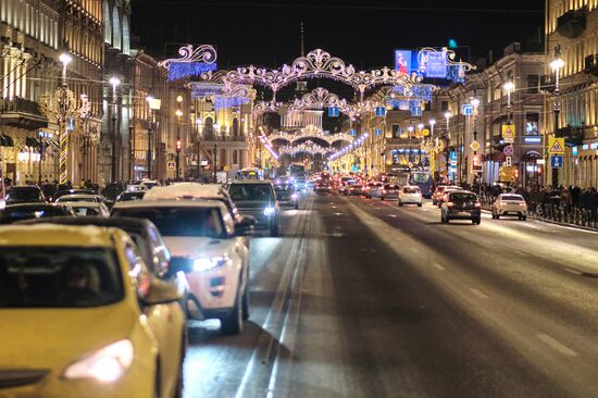 Предновогодний Санкт-Петербург