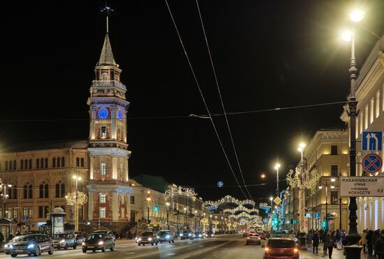 Предновогодний Санкт-Петербург