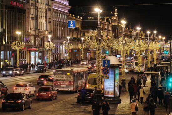 Предновогодний Санкт-Петербург