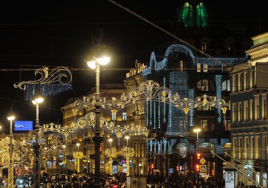 Предновогодний Санкт-Петербург