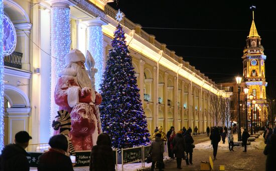 Предновогодний Санкт-Петербург