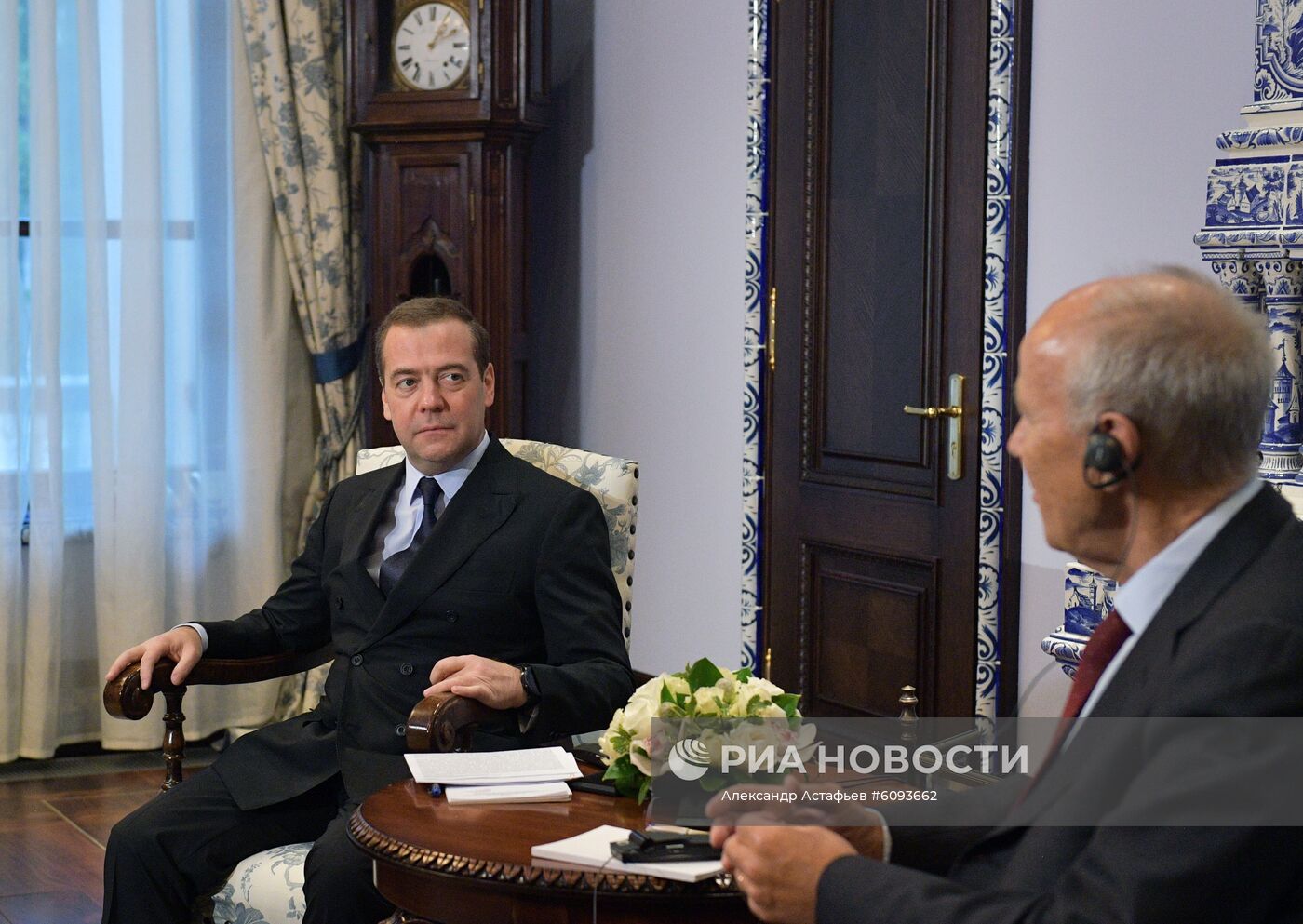 Премьер-министр РФ Д. Медведев встретился с главой ВОИС Ф. Гарри