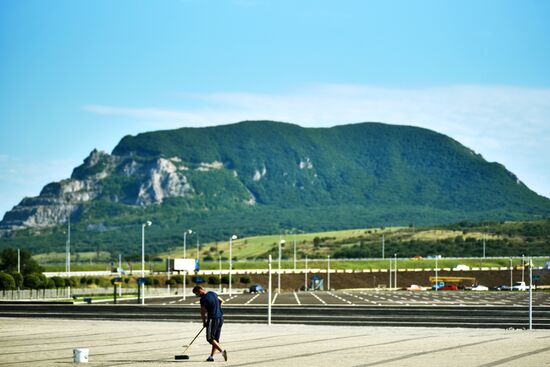 Строительство многофункционального выставочного центра "Минводыэкспо"