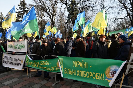 Акция в Киеве против земельной реформы