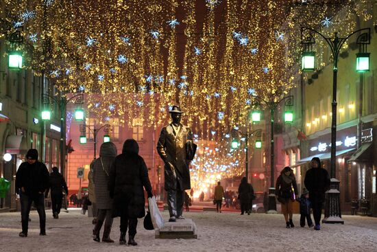 Новогоднее оформление города Москвы