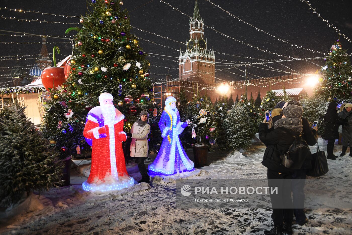 Новогоднее оформление города Москвы