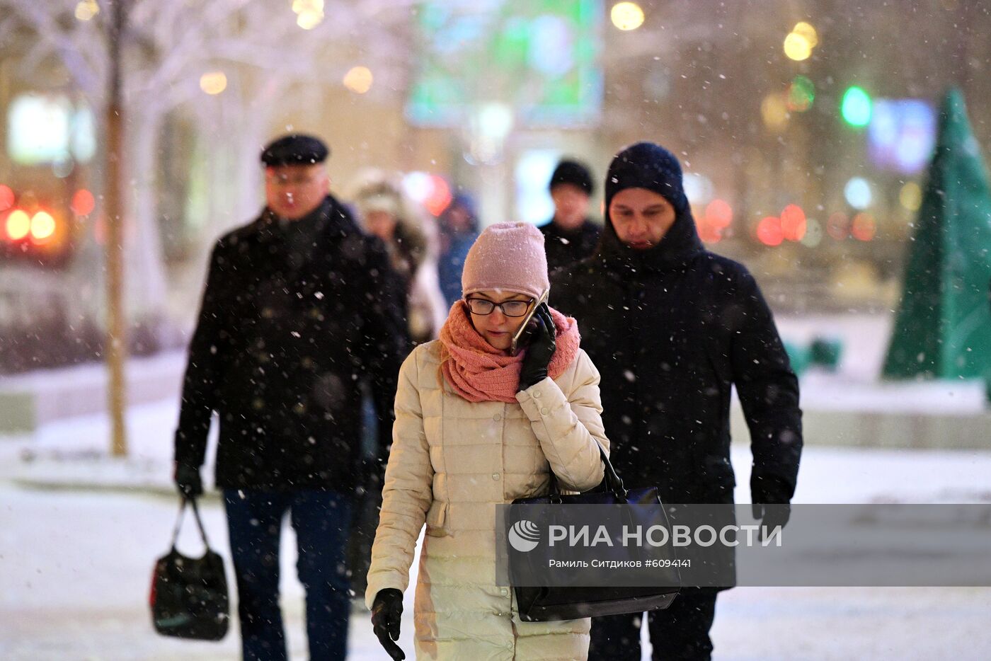 Снег в Москве