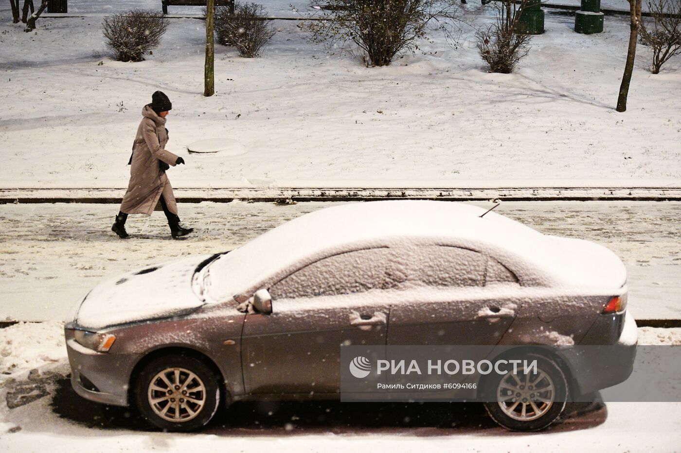 Снег в Москве