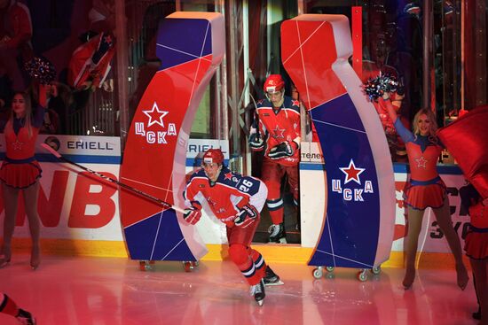 Хоккей. КХЛ. Матч ЦСКА — "Динамо" (Москва)"