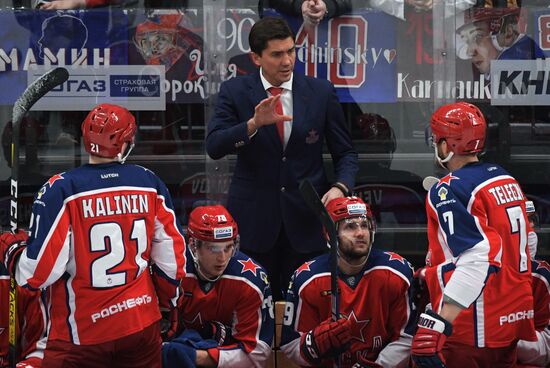 Хоккей. КХЛ. Матч ЦСКА — "Динамо" (Москва)"