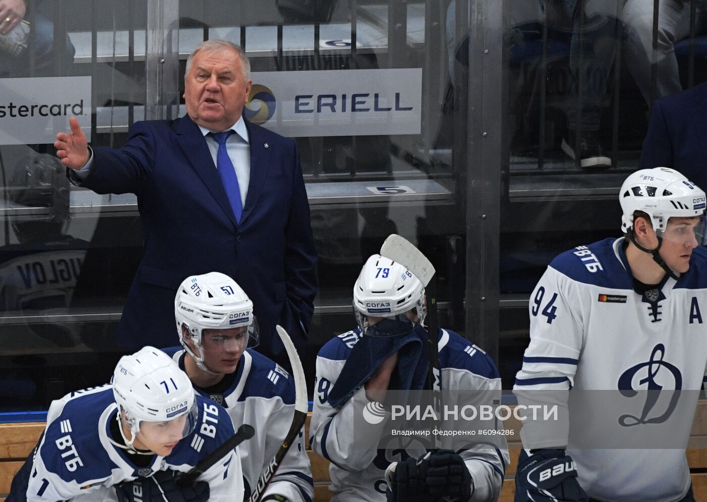 Хоккей. КХЛ. Матч ЦСКА — "Динамо" (Москва)"