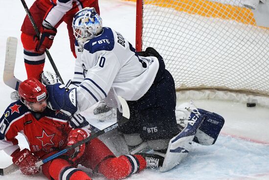 Хоккей. КХЛ. Матч ЦСКА — "Динамо" (Москва)"