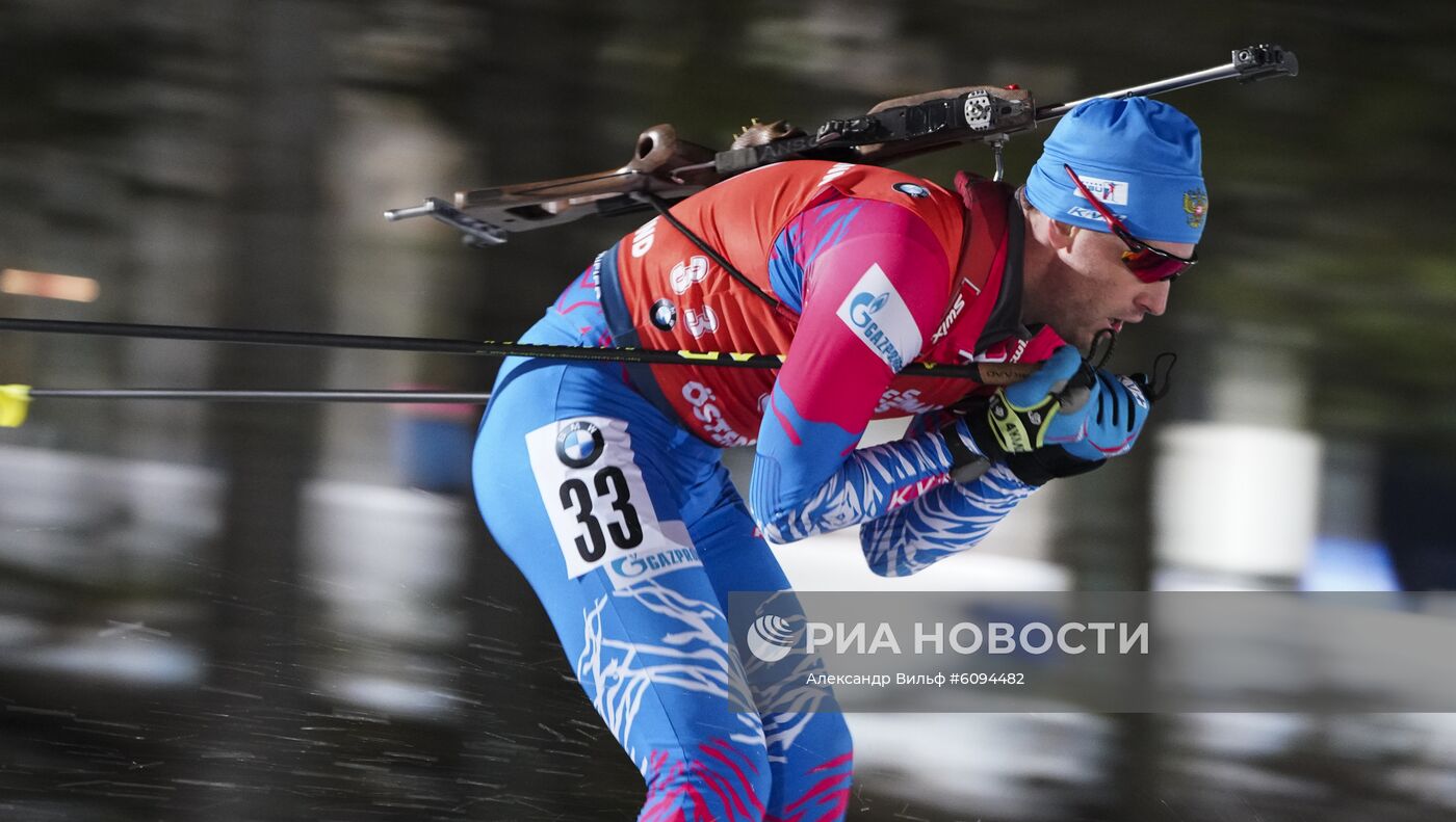 Биатлон. I этап Кубка мира. Мужчины. Индивидуальная гонка