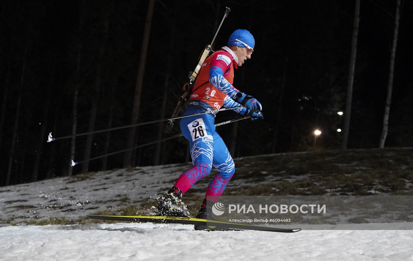 Биатлон. I этап Кубка мира. Мужчины. Индивидуальная гонка