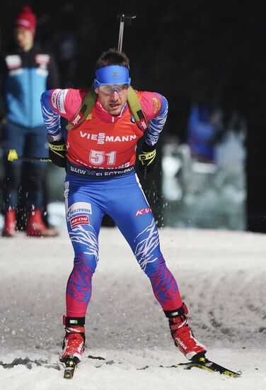 Биатлон. I этап Кубка мира. Мужчины. Индивидуальная гонка