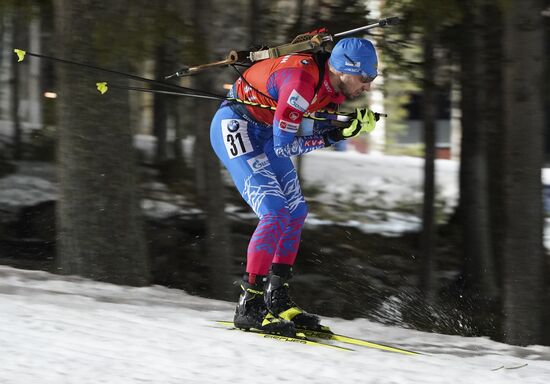 Биатлон. I этап Кубка мира. Мужчины. Индивидуальная гонка