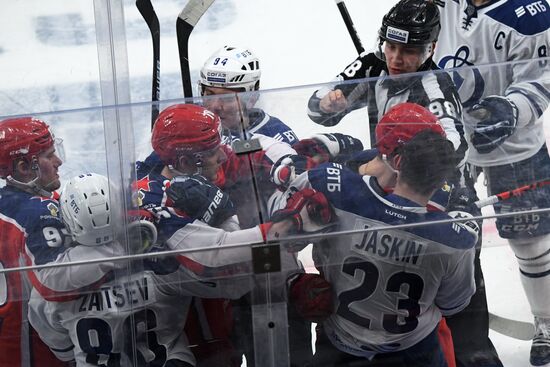 Хоккей. КХЛ. Матч ЦСКА — "Динамо" (Москва)"