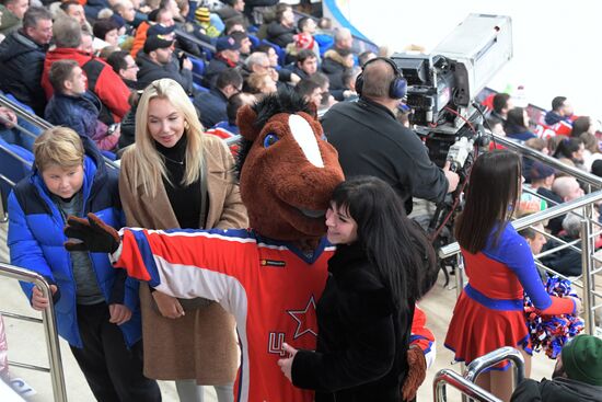 Хоккей. КХЛ. Матч ЦСКА — "Динамо" (Москва)"