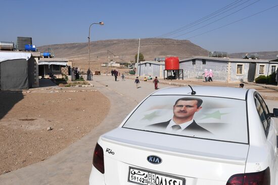 Лагерь беженцев Хирджилла вблизи Дамаска