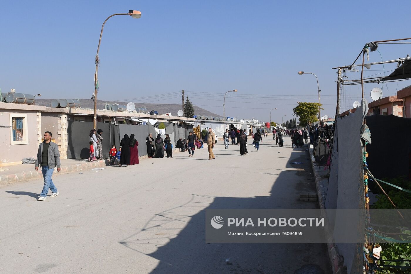 Лагерь беженцев Хирджилла вблизи Дамаска