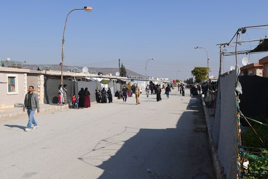 Лагерь беженцев Хирджилла вблизи Дамаска