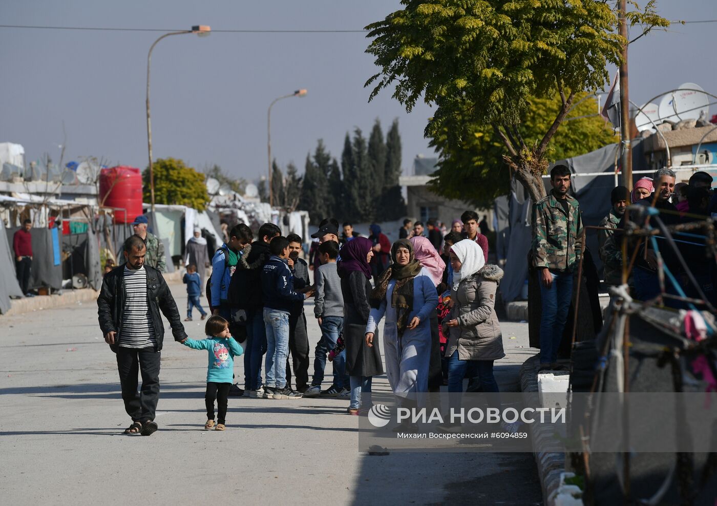 Лагерь беженцев Хирджилла вблизи Дамаска