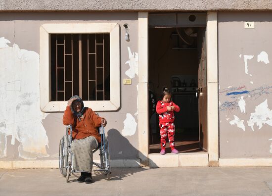 Лагерь беженцев Хирджилла вблизи Дамаска